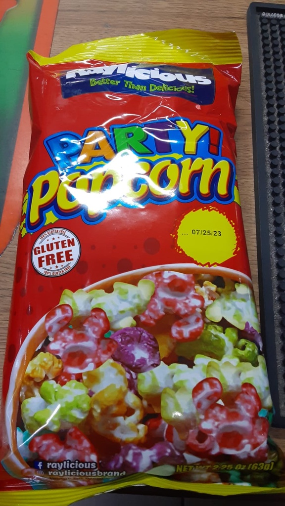 RAYLICIOUS PARTY POPCORN COLORS