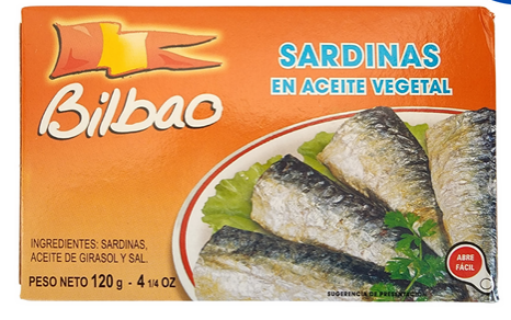 BILBAO SARDINAS ACEITE 5oz