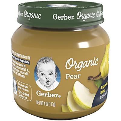 GERBER ORGANIC PEAR 4oz