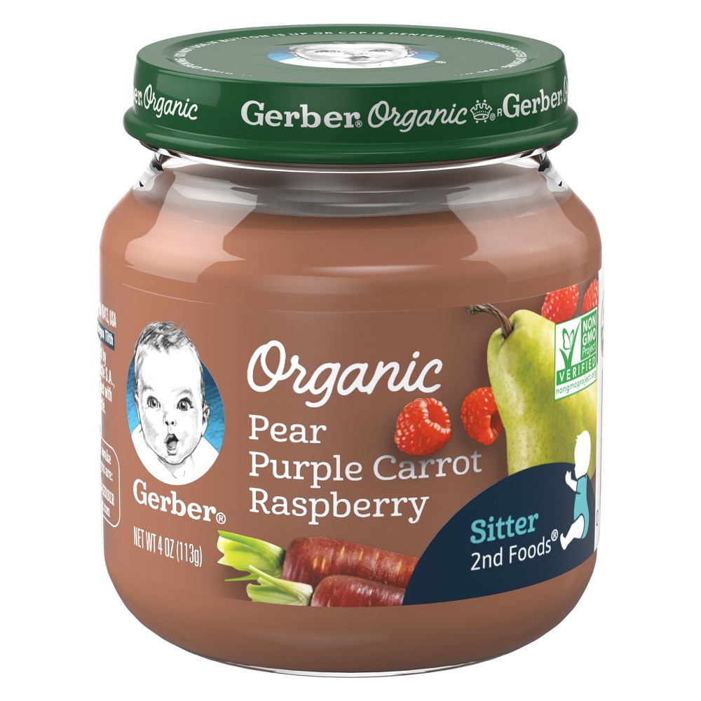 GERBER ORGA PEAR CARROT RASP 4oz