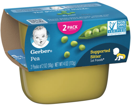 GERBER PEA 2pack 2oz