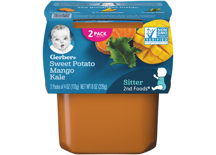 GERBER BATATA MANGO KALE 8oz