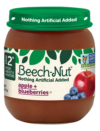 BEECH-NUT APPLE BLUEBERRIES 4oz