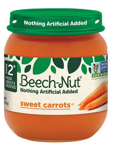 BEECH-NUT SWEET CARROTS 4oz