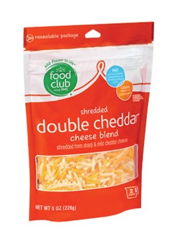 FOOD CLUB DOUBLE CHEDDAR 8oz