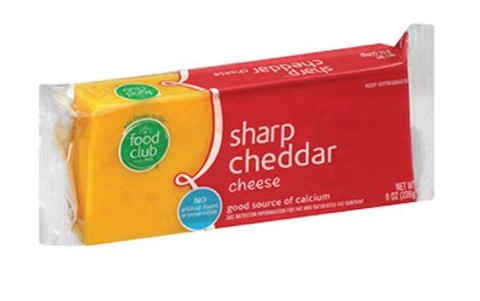 FOOD CLUB SHARP CHEDDAR 8oz