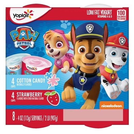 YOPLAIT PAWPATROL SWIRLS PQT8 4oz