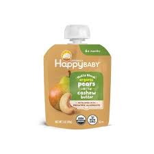HAPPYBABY PEARS CASHEW 3oz