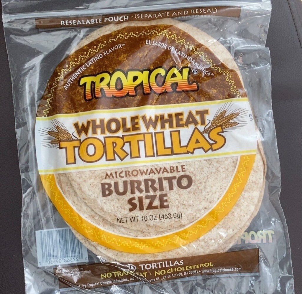 TORTILLA TROPICAL INTEGRAL 1lb