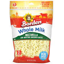 BORDEN MOZZARELLA WHOLE 8oz