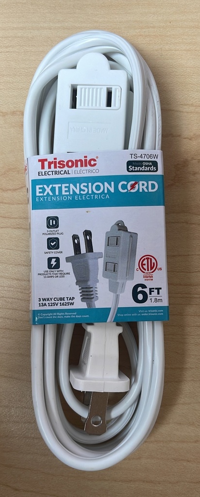 TRISONIC EXTENCION BLANCA 6'