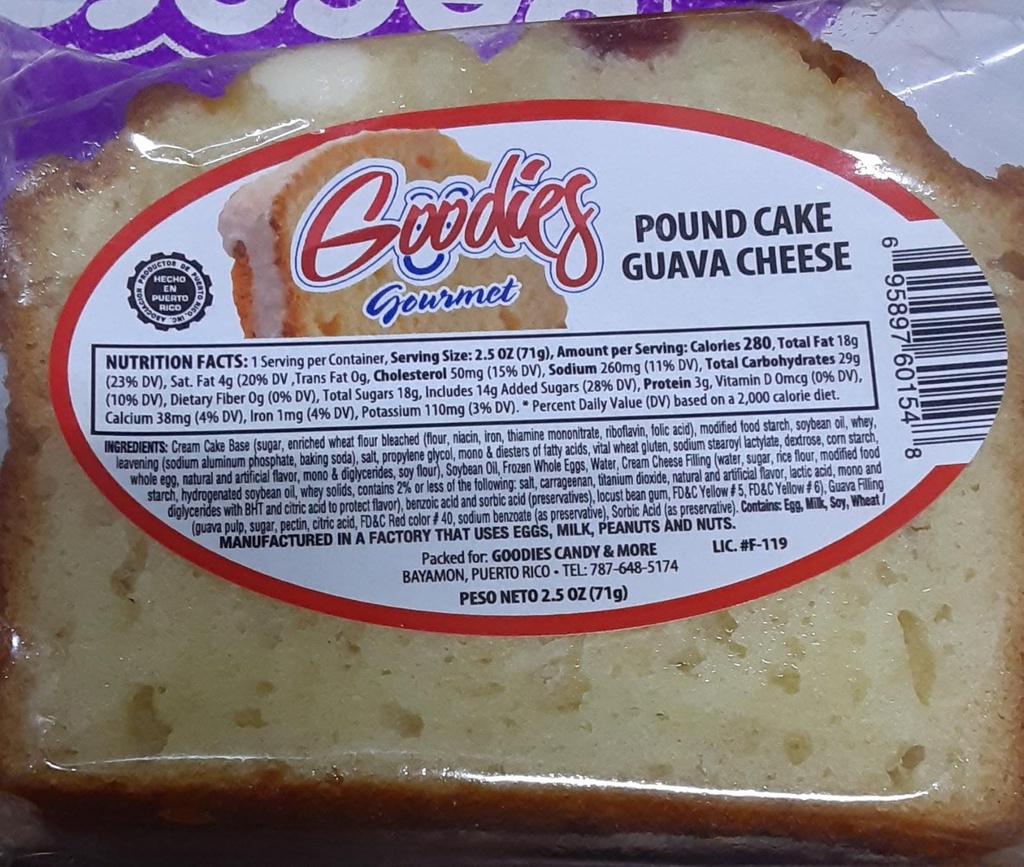 GOODIES GUAVA CHEESE CAKE 2.5oz