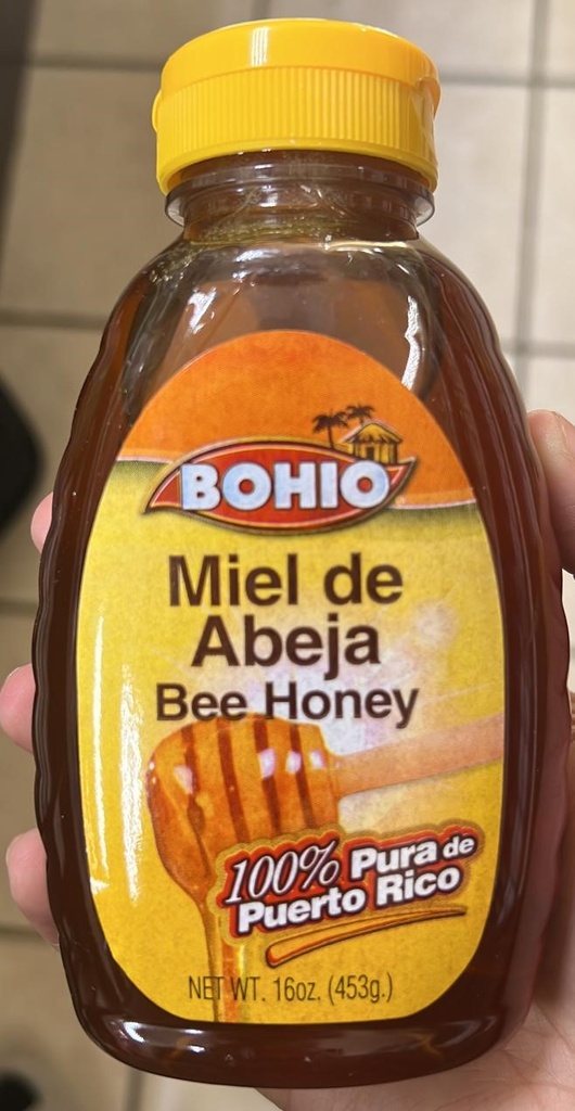 MIEL DE ABEJA DE BOHIO 16oz