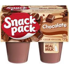 SNACK PACK CHOCOLATE 3.25oz pq4