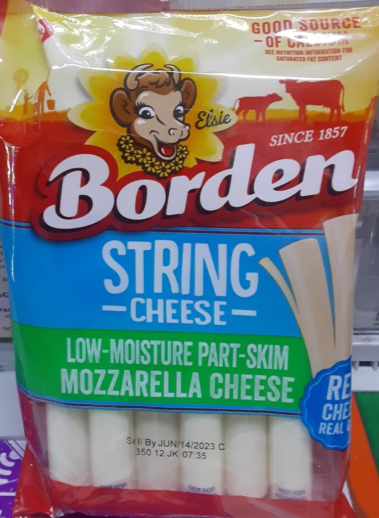 BORDEN LOW MOZZARELLA STRING