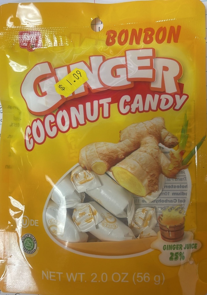 GINGER COCONUT BONBON 2oz