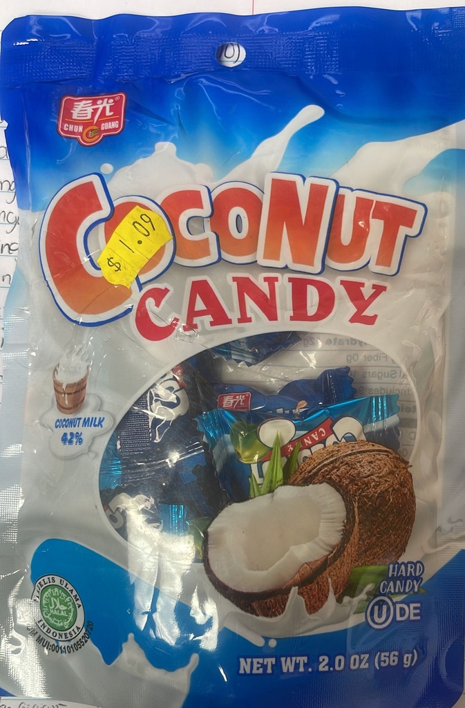 COCONUT HARD CANDY 2oz