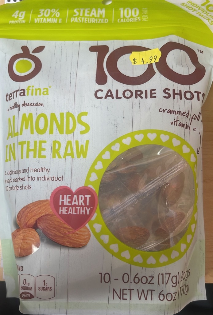 ALMONDS 100 CALORIES SHOTS