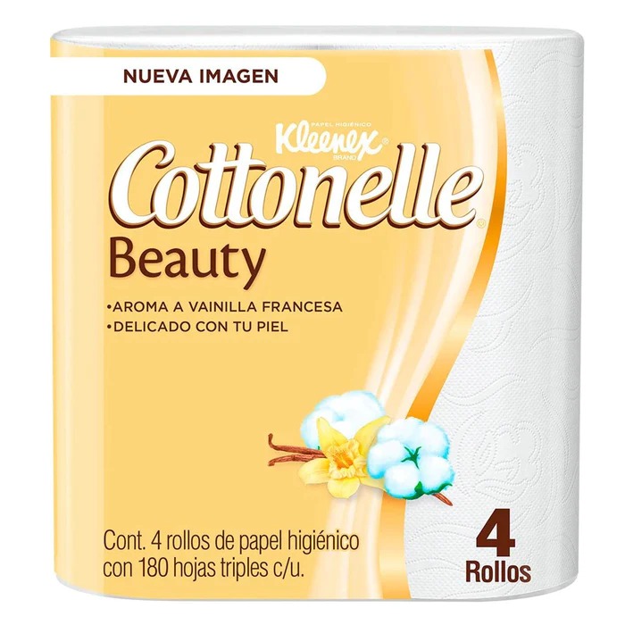 COTTONELLE 4ROLLOS AROMA VAINILLA