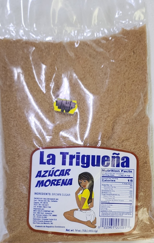 AZUCAR MORENA LA TRIGUEÑA 16oz