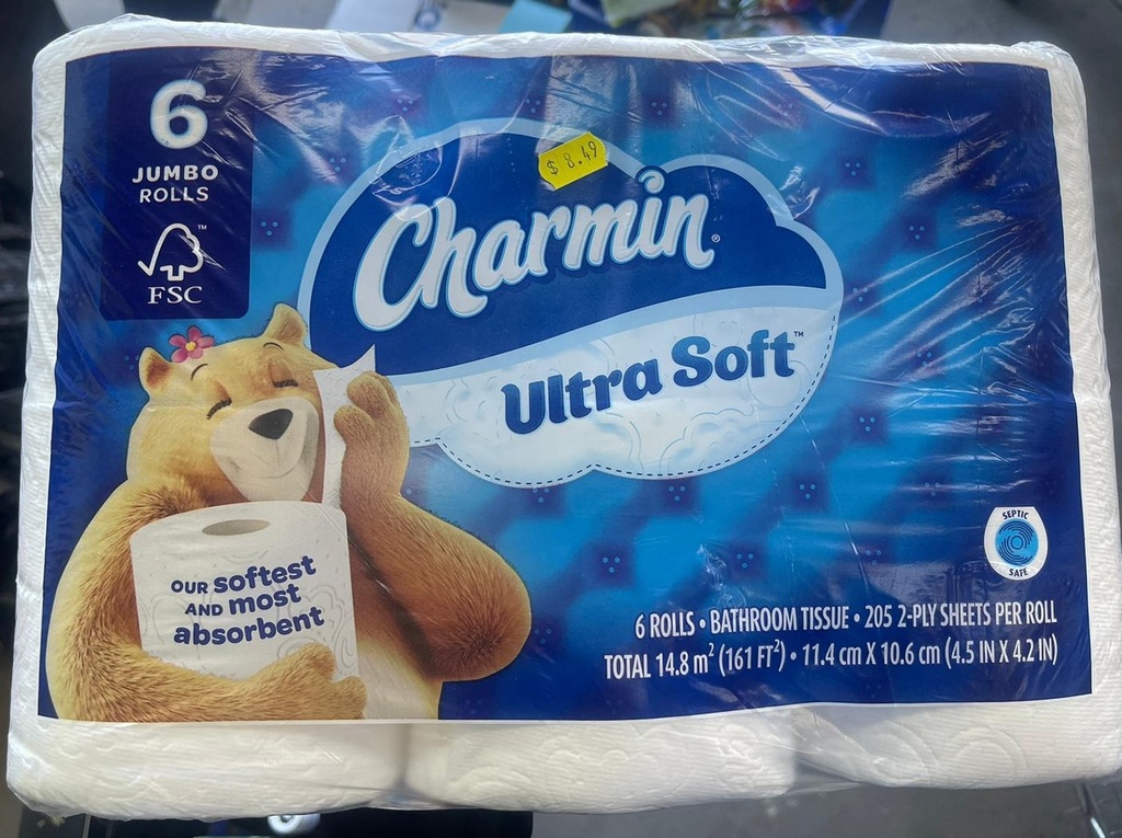 CHARMIN ULTRA SOFT 6ROLLOS