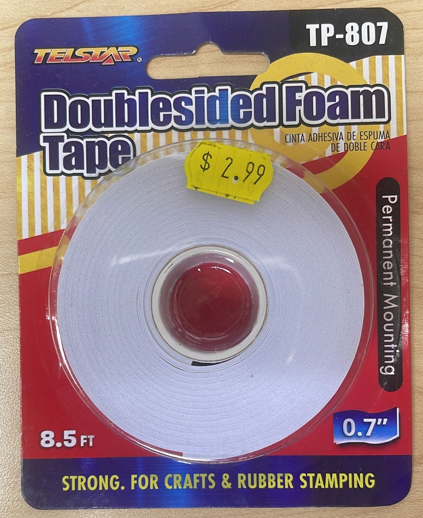 TELSTAR DOUBLESIDE FOAM TAPE