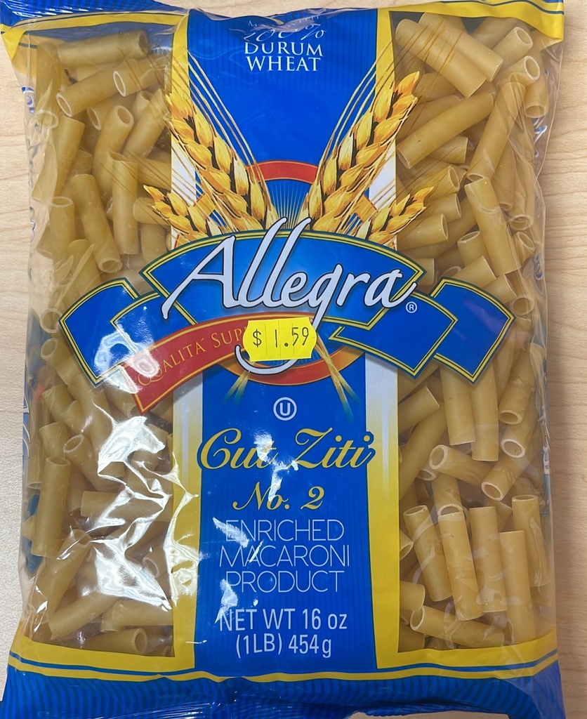 ALLEGRA MACARONI 16oz