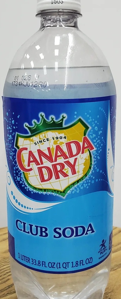 CANADA DRY CLUB SODA 33.8oz