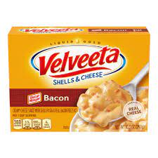 VELVEETA SHELLS & CHEESE BACON 10.3oz