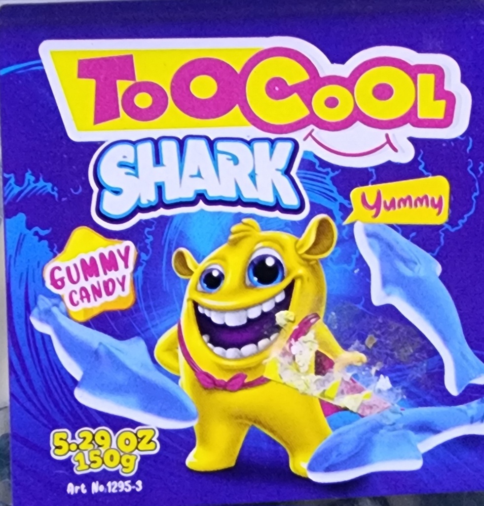 TOOCOOL SHARK GUMMY CANDY 5.29oz