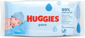 BABY WIPES HUGGIES PURE 56 PIEZA