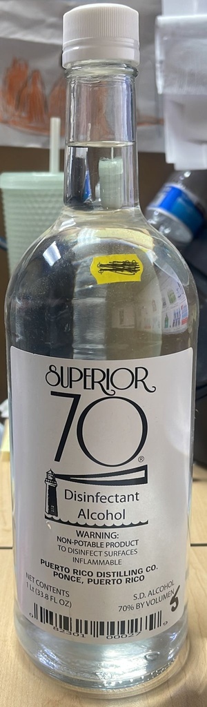 SUPERIOR 70 DESINFECTANTE 33.8oz