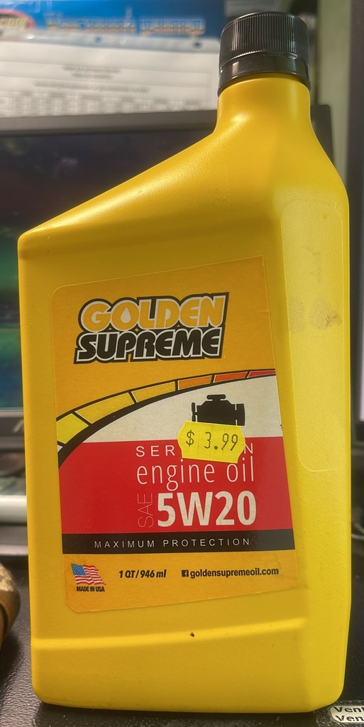 ACEITE GOLDEN SUPREME 5W20 1qt