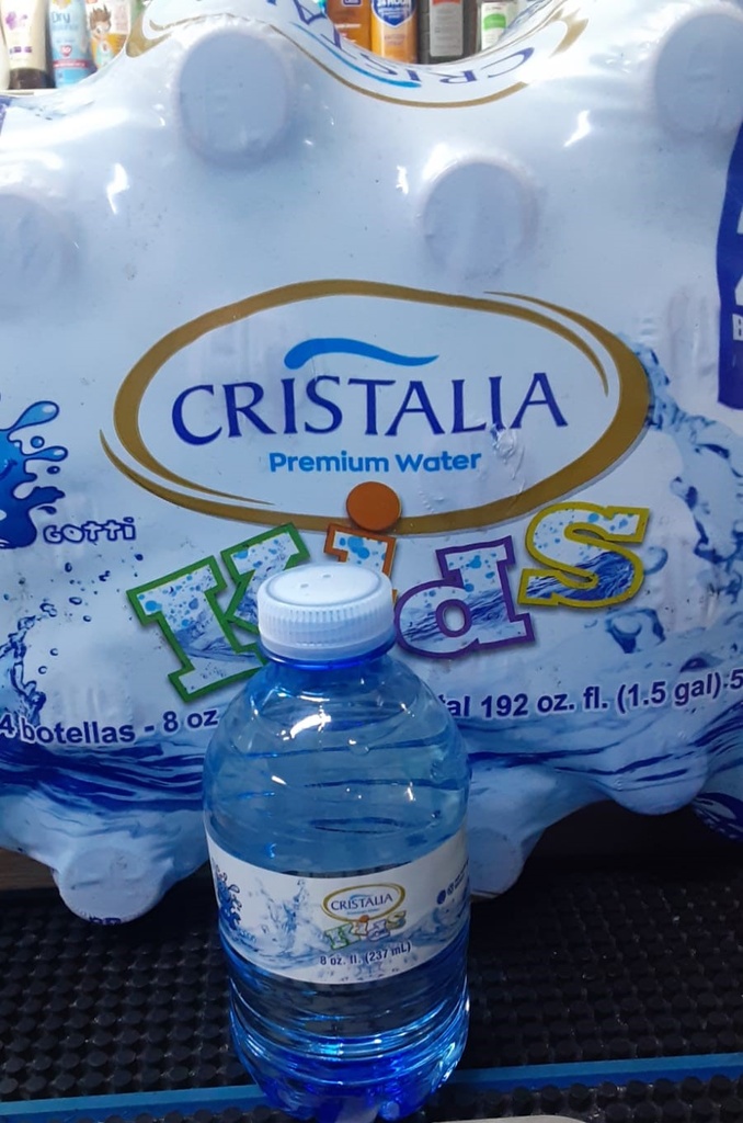 AGUA CRISTALIA 8oz 24PK