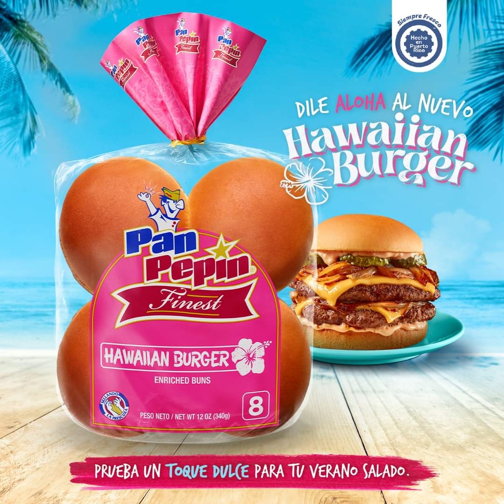 PEPIN HAWAIIAN BURGER 12oz