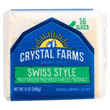 QUESO SUIZO CRISTAL FARM 12oz
