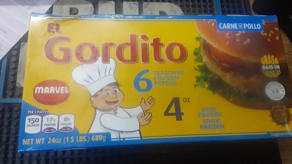 EL GORDITO MARVEL POLLO 6/4oz