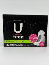 KOTEX BALANCE TEEN THIN PADS 14ct