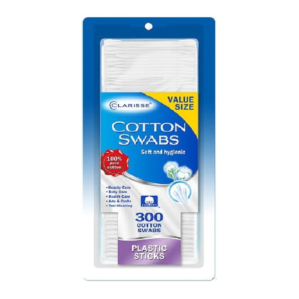 CLARISSE COTTON SWABS 300