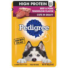 PEDIGREE POUCH BEEF/PORK 3.5oz