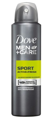 DOVE SPRAY MEN SPORT FRESH 150ML