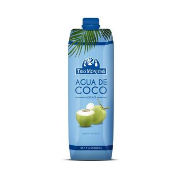 TRES MONJITAS AGUA DE COCO 33.8oz