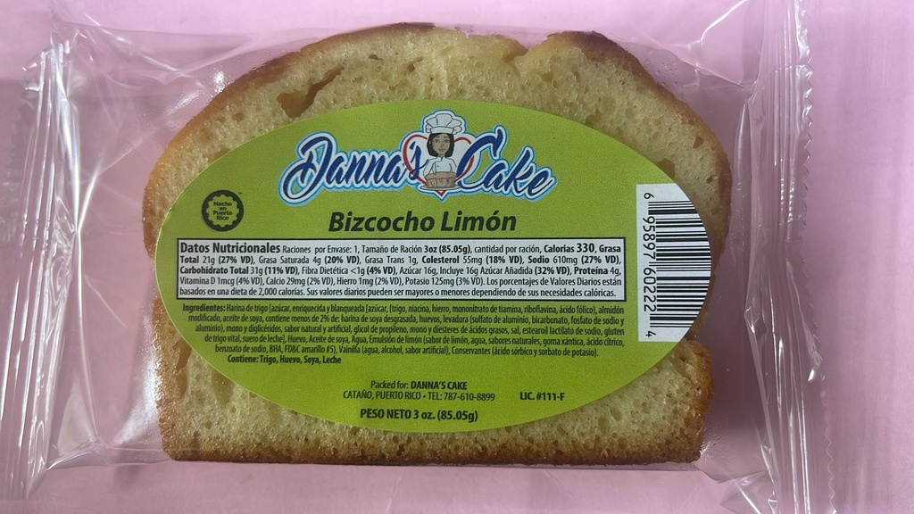 DANNAS LIMON CAKE 3oz 
