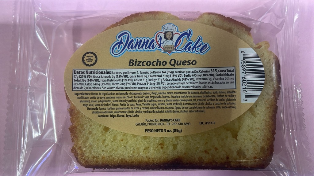 DANNAS QUESO CAKE 3oz 