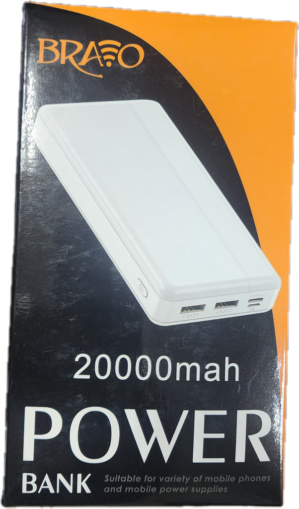 BATERIA PORTATIL BRAVO 20000mah