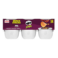 PRINGLES SNACK STACKS BBQ 4/12CT/8oz