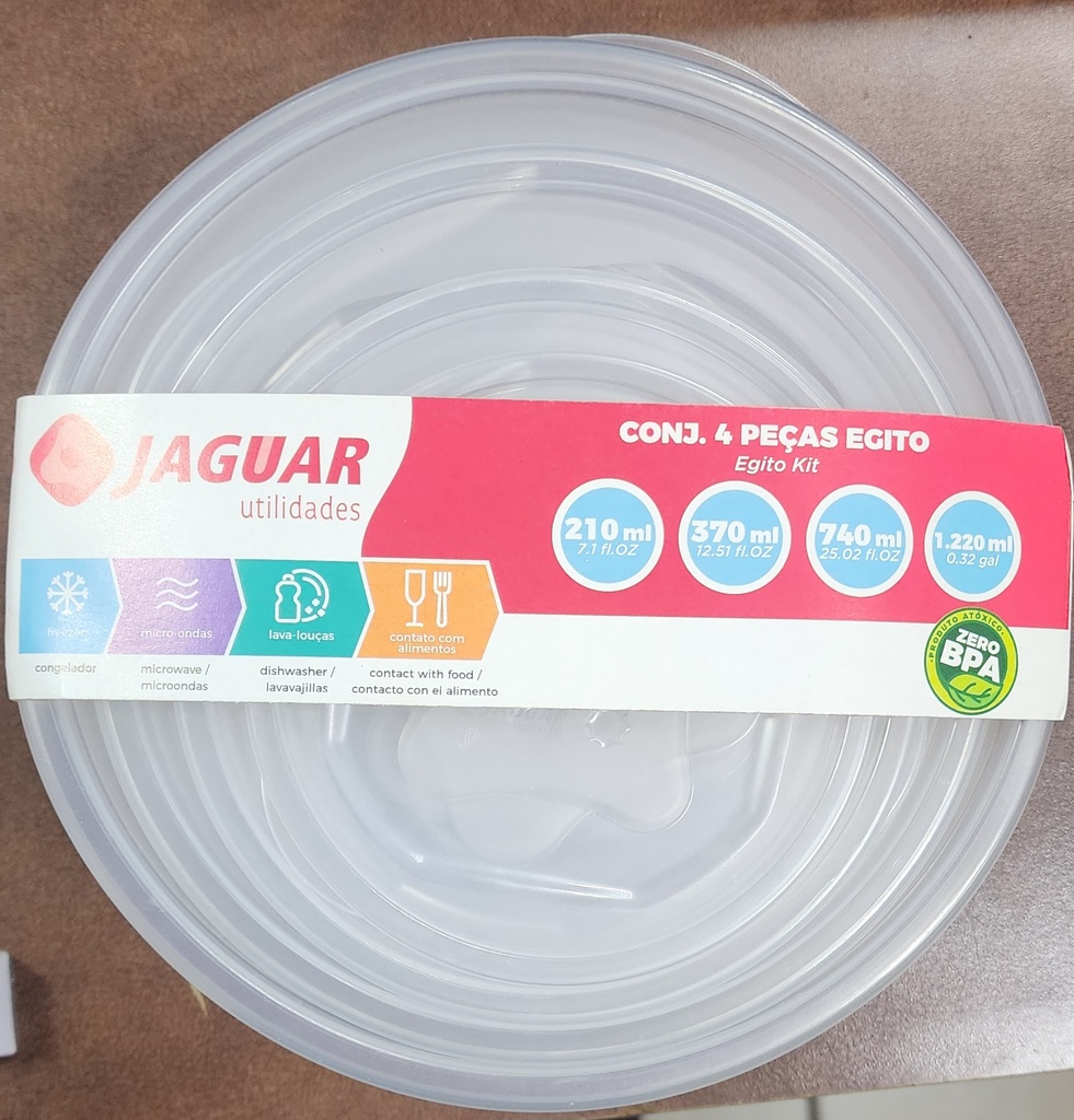 BOWL JAGUAR REDONDO 4PC