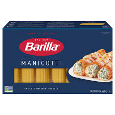 BARILLA MANICOTTI 8 OZ