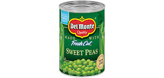 DEL MONTE SWEET PEAS  8.5 OZ