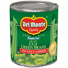 DEL MONTE CUT GREEN BEANS 8oz  